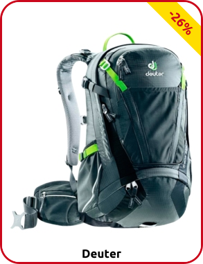 Rucksack «Trans Alpine 24» von Deuter, grau /schwarz