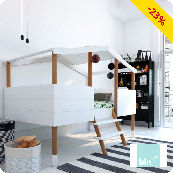 Bett «Piloti», 90 x 200 cm