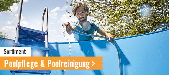 Sortiment Poolpflege und Poolreinigung