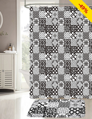 Duschvorhang «Nala», 180 x 180 cm