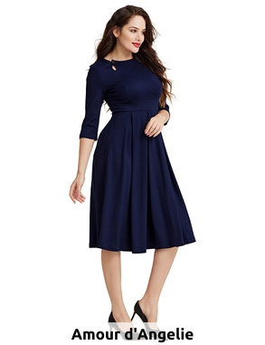 Kleid «Sublime», marine
