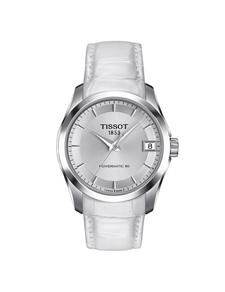 Damenuhr «Couturier Powermatic 80», weiss