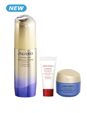 SHISEIDO Uplifting & Firming Eye Cream-Set «Vital Perfection», anti-aging