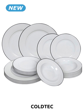 COLDTEC Geschirrset «WB», 18 Teile, 6 Personen