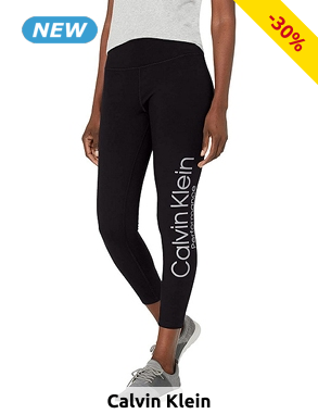 Calvi Klein Leggings hohe Taille, schwarz