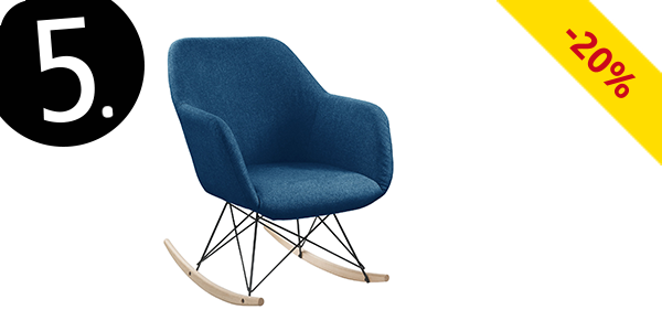 Schaukelstuhl, türkis