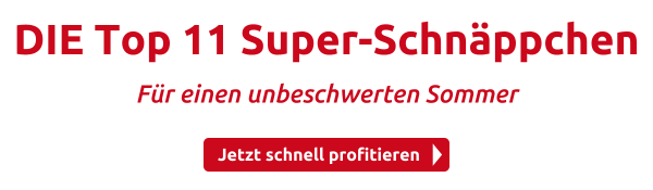 DIE Top 11 Super-Schnäppchen