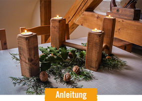 Adventskranz selber machen