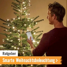 Smarte Weihnachtsbeleuchtung