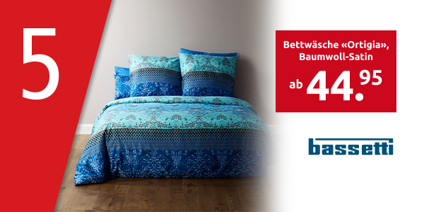 bassetti Bettwäsche «Ortigia», Baumwoll-Satin