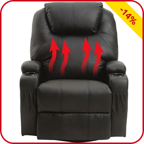 Elektrischer Sessel mit Wärme- und Massagefunktion