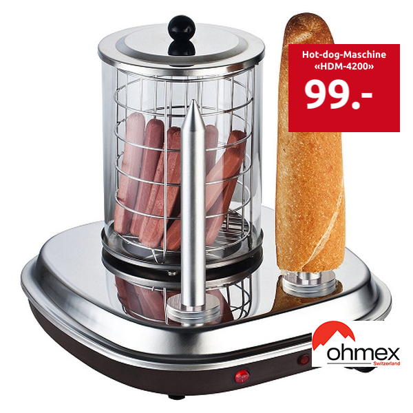 Ohmex Hot-dog-Maschine «HDM-4200»