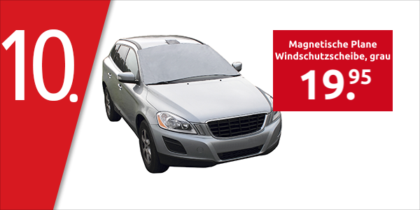 Magnetische Plane Windschutzscheibe, grau