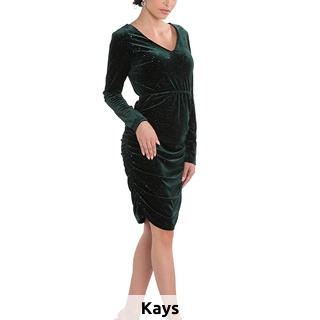 Kleid mit Glitter, grün