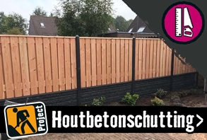 Houtbetonschutting plaatsen | HORNBACH