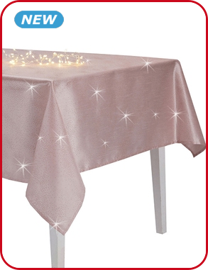 Tischdecke «Silk», 140 x 350 cm, rosa