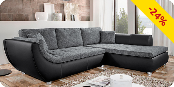 Sofa «Curve», schwarz