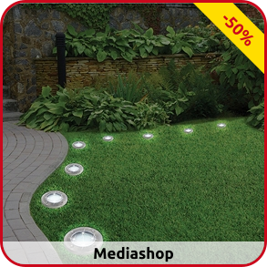 Disk Lights LED, 4er-Set