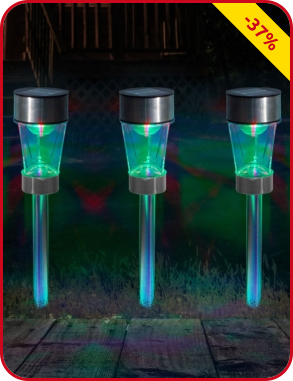 Solarlampen Rotation, 3 Stück