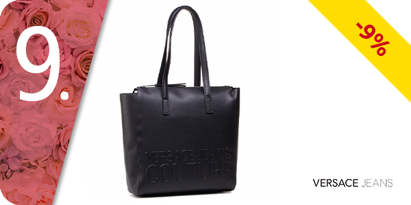 Versace Jeans Damenhandtasche, schwarz