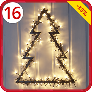 Leuchtende Tanne, Ø 50 cm, 180 LED