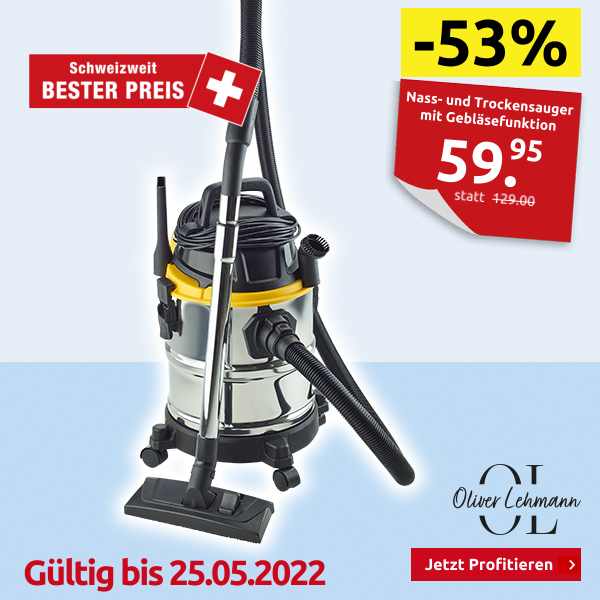 Oliver Lehmann Nass- und Trockensauger mit Gebläsefunktion
