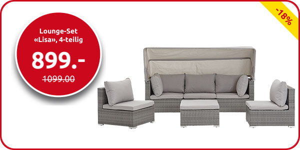 Lounge-Set «Lisa», 4-teilig