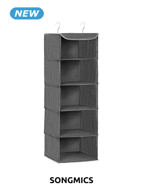 SONGMICS Organisateur d'armoire, L 30 x H 90 x P 30 cm