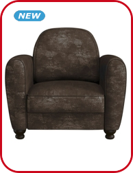 Sessel «New York», im Vintage-Lederlook, B 89 cm