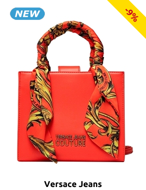 VERSACE JEANS Handtasche, mit bedrucktem Halstuch
