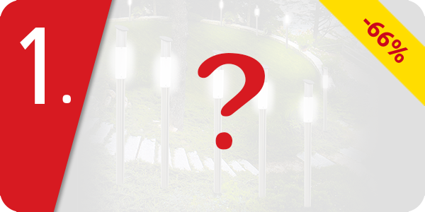 4 Solarlampen-Sticks