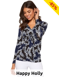 Top von Happy Holly mit Drapierung, knitterfrei