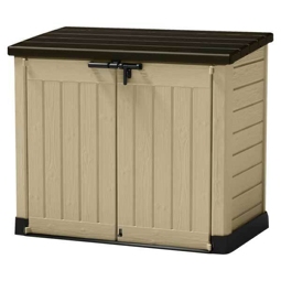 Garten-Gerätebox Keter Store-it-out inkl. Gasdruckfedern 145,5 x 82 x 125 cm braun/beige