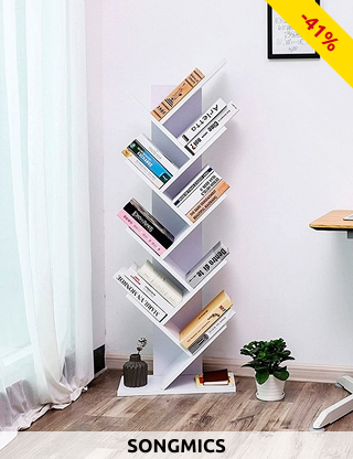 SONGMICS Bücherregal «Epi» für ca. 30 Bücher