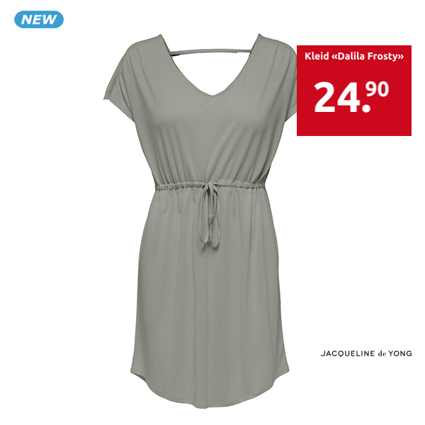 Jacqueline de Yong Kleid «Dalila Frosty», grau