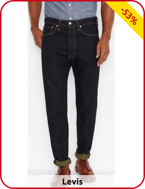 Levi's Herren-Jeans «501 CT», L32, blau/grün