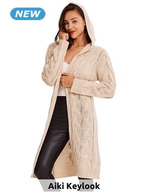 Lange Strickjacke «Aure»