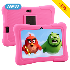 Kinder-Tablet «Pritom K7», Android 10, rosa, 16 Go, RAM 1 Go