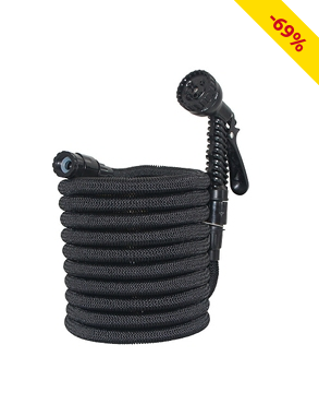 Gartenschlauch «Force» L 30 m, Latex, schwarz