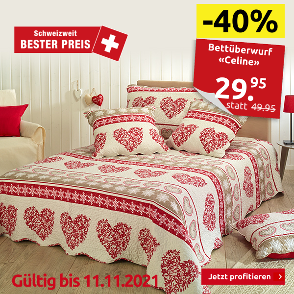 Bettüberwurf «Celine», 160 x 240 cm