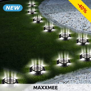 Solar-Bodenleuchtenset «Crépuscule», 4-teilig