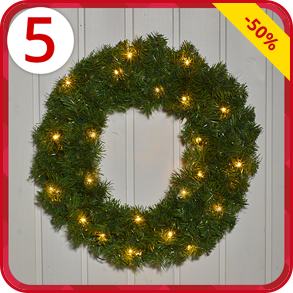 Beleuchteter Kranz 25 LED