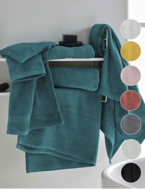 Frottee-Set, 5-teilig, blau