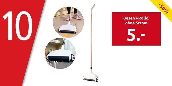 Besen «Rollo, ohne Strom