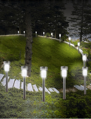 Solarlampen-Sticks, 24 Stück