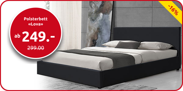 Polsterbett «Lova»