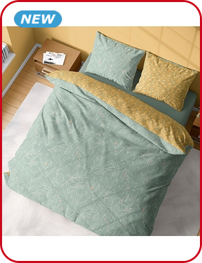 Garnitur «Champa», 240 x 220 cm + 2 Kissenbezüge 63 x 63 cm