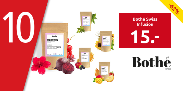 Bothé Swiss Infusion «Fais-moi fondre», Hibiskus/Rosinen/Rote Beete, 100 g