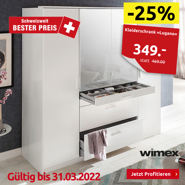 Kleiderschrank «Lugano»