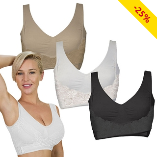 Comfortisse Push-up Bra BH, 3 Stück